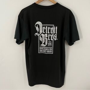 Vintage Detroit Bros Motorcycle T-Shirt L